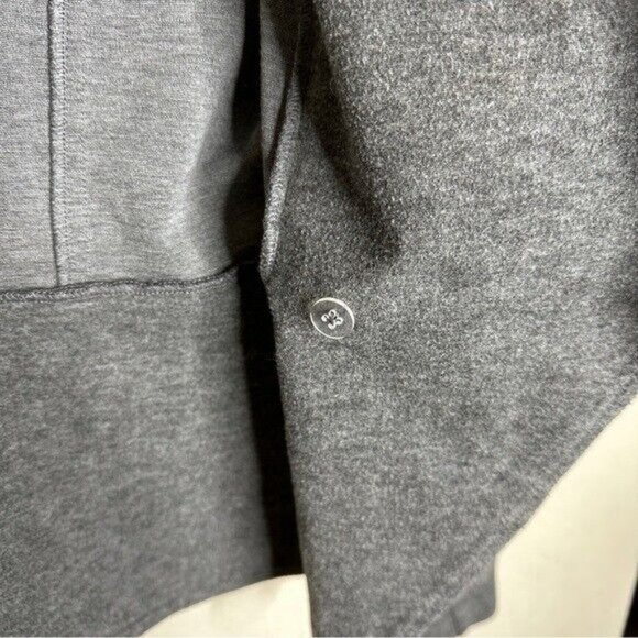 Cabi # 3556 Women Small Gray Asymmetrical Flint Gray Ponte Moto Rebel Jacket - Picture 9 of 13